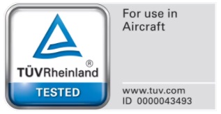 TÜV For use in aircraft