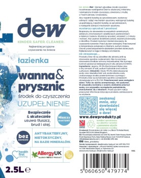 Środek do czyszczenia wanny i prysznica 2,5l 