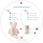 Szumiący jednorożec Ella z pozytywką - Cloud b® LoveLight Buddies Ella Unicorn 2