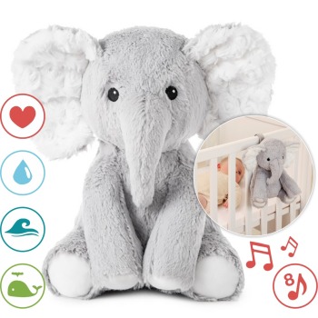 Szumiący słoń z pozytywką - Cloud b® Elliot Elephant™ 1